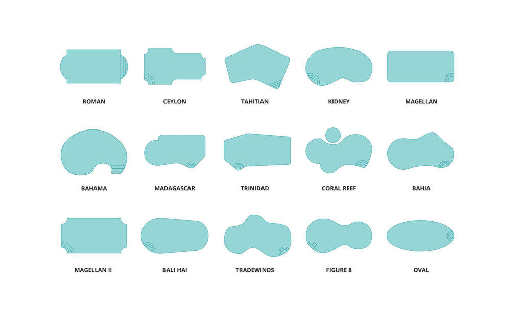 swimming pool shapes